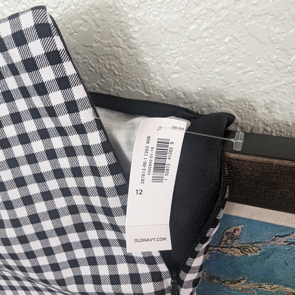 NWT Old Navy Black and White size 12 pants - Picture 6 of 7